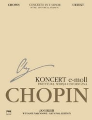 cover Piano Concerto in E Minor, Op. 11 Study Scores sheet music cover
